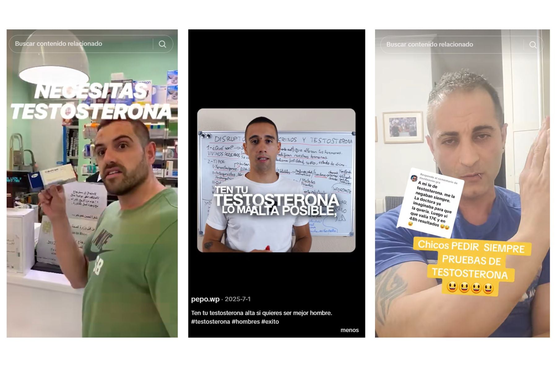 “Deberías despertarte por la mañana con una erección”: cuando la testosterona y la ‘masculinidad’ son un negocio